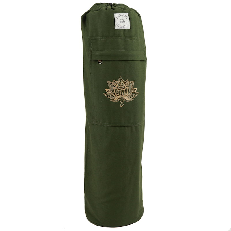 Yogamattentasche-Lotus-olive-grün1-1
