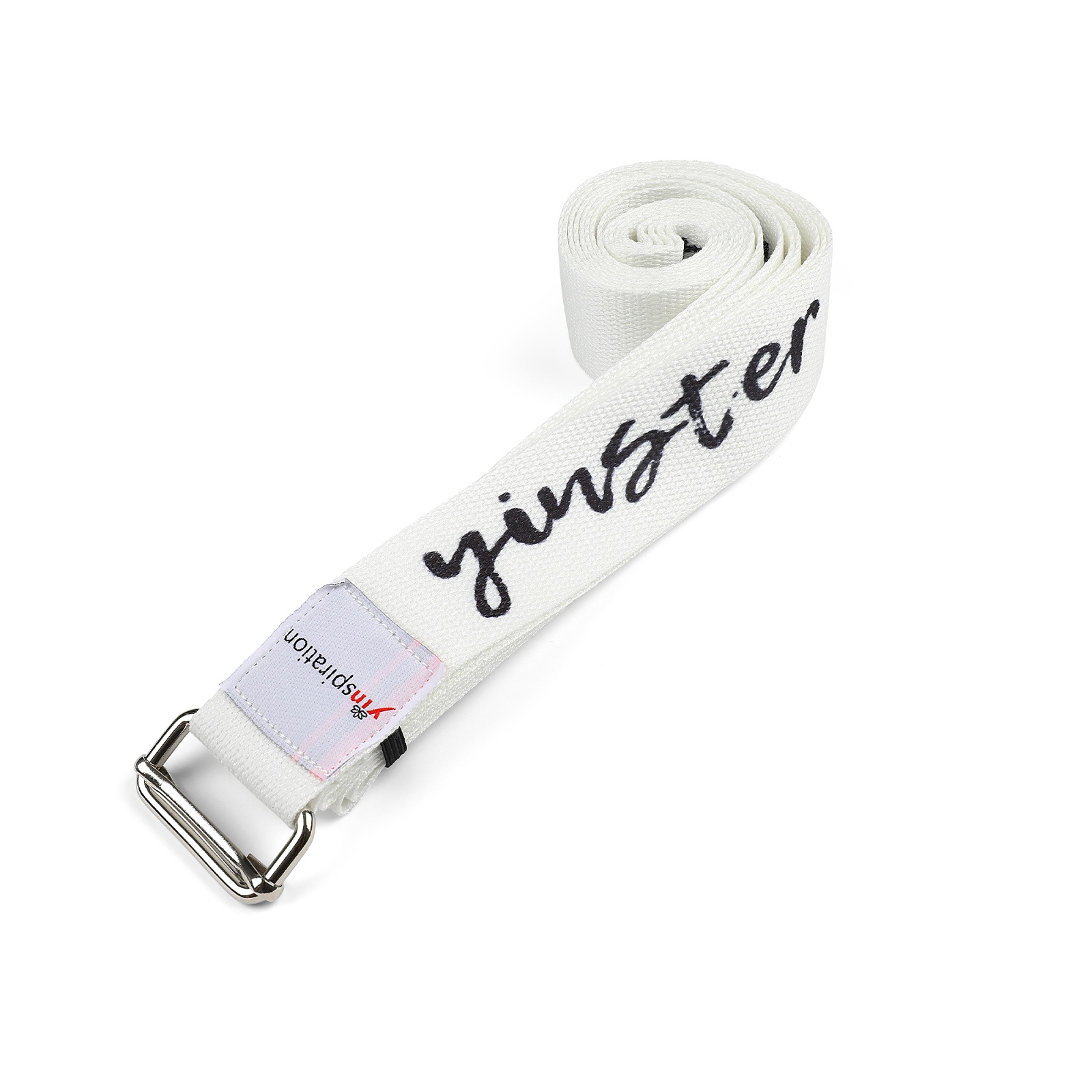 Yinster-yoga-strap-white-yinspiration